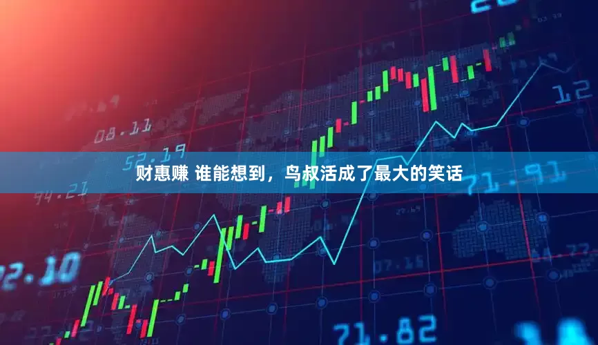 财惠赚 谁能想到，鸟叔活成了最大的笑话